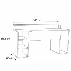 Fredriks Schreibtisch Trent - Matt Schwarz - Ohne Beleuchtung 10 Fredriks Schreibtisch Trent - Matt Schwarz - Ohne Beleuchtung -Büromöbel Verkaufsgeschäft 1000280703 210813 08155600334 SKETCH DETAILS P000000001000280703 sketch