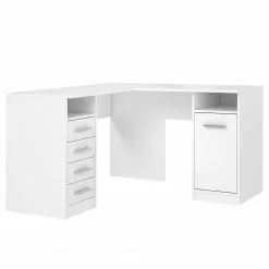 Fredriks Eckschreibtisch Nita - Weiß -Büromöbel Verkaufsgeschäft 1000280704 210813 08155600338 DETAILS P000000001000280704