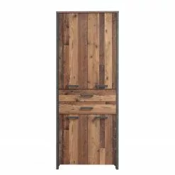 Red Living Aktenschrank Clifford - Altholz Dekor / Dunkelgrau -Büromöbel Verkaufsgeschäft 1000280706 210813 08155700359 DETAILS P000000001000280706