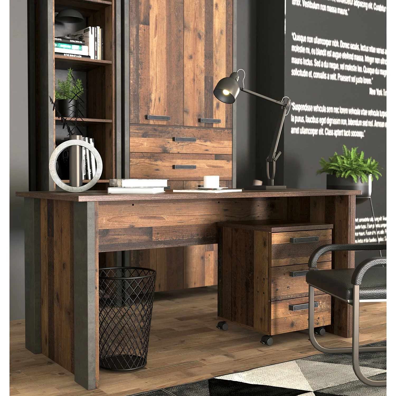 Red Living Schreibtisch Clifford - Breite: 153 cm 4 Red Living Schreibtisch Clifford - Breite: 153 cm – Bild 2