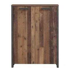 Red Living Aktenschrank Clifford II - Altholz Dekor / Dunkelgrau -Büromöbel Verkaufsgeschäft 1000280708 210813 08155800376 DETAILS P000000001000280708