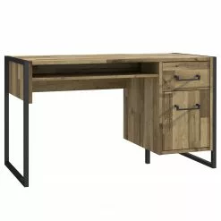 Red Living Schreibtisch Voru - Eiche Stirling Dekor / Antharzit