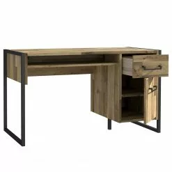 Red Living Schreibtisch Voru - Eiche Stirling Dekor / Antharzit -Büromöbel Verkaufsgeschäft 1000280713 210813 08160000405 DETAILS P000000001000280713