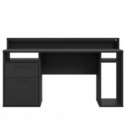 Fredriks Schreibtisch Trent III - Matt Schwarz - Mit Beleuchtung 19 Fredriks Schreibtisch Trent III - Matt Schwarz - Mit Beleuchtung -Büromöbel Verkaufsgeschäft 1000280716 210813 08160100429 DETAILS P000000001000280716