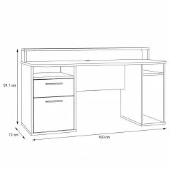 Fredriks Schreibtisch Trent III - Matt Schwarz - Mit Beleuchtung 20 Fredriks Schreibtisch Trent III - Matt Schwarz - Mit Beleuchtung -Büromöbel Verkaufsgeschäft 1000280716 210813 08160100431 SKETCH DETAILS P000000001000280716 sketch