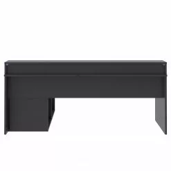 Fredriks Eckschreibtisch Trent - (mit Beleuchtung) Matt Schwarz -Büromöbel Verkaufsgeschäft 1000280718 210813 08160200440 DETAILS P000000001000280718