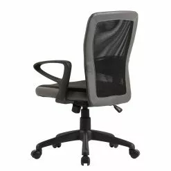 Fredriks Bürodrehstuhl Pialba - Kunstleder & Mesh / Kunststoff - Schwarz / Dunkelgrau -Büromöbel Verkaufsgeschäft 1000280786 210809 06062700033 DETAILS P000000001000280786