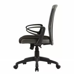 Fredriks Bürodrehstuhl Pialba - Kunstleder & Mesh / Kunststoff - Schwarz / Dunkelgrau -Büromöbel Verkaufsgeschäft 1000280786 210809 06062700034 DETAILS P000000001000280786