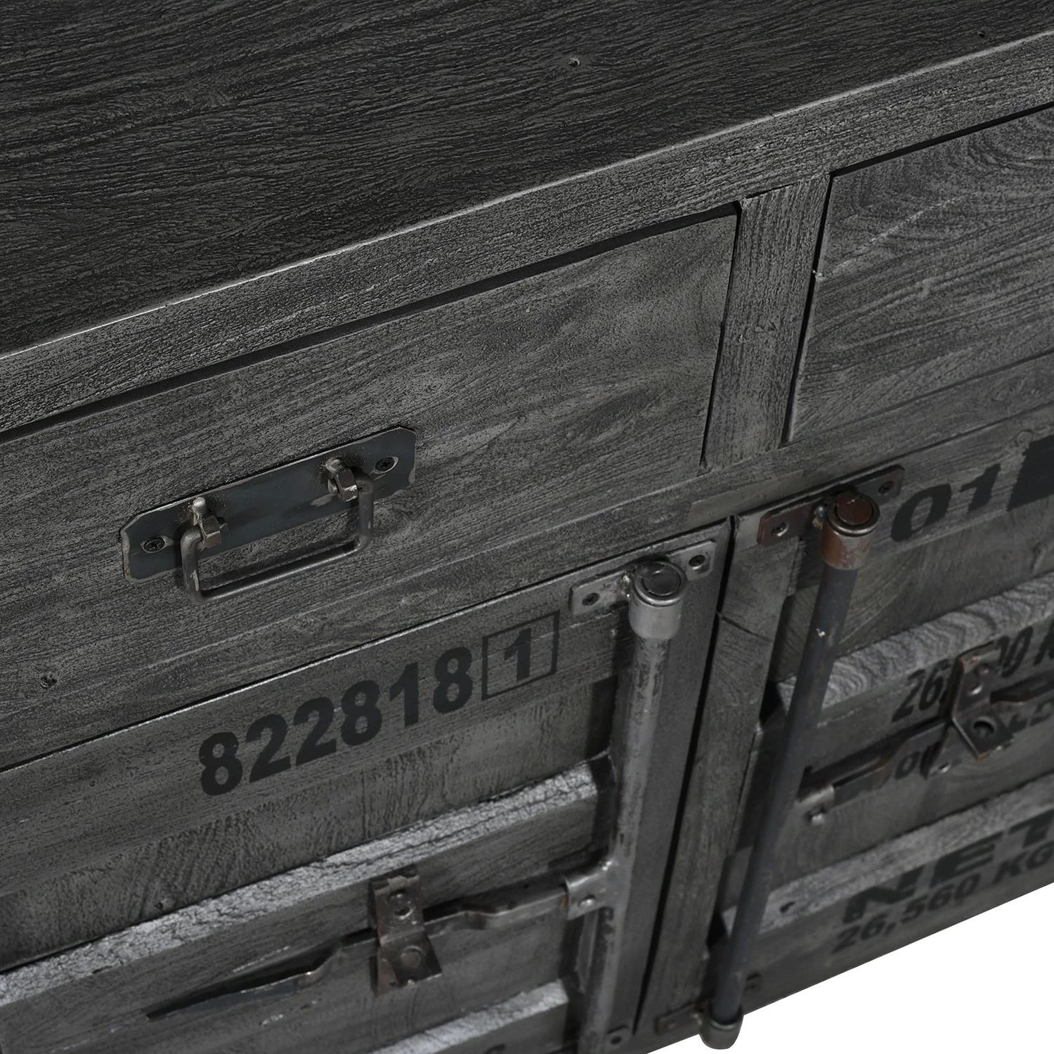 Wolf-Möbel Sideboard Container - Akazie Grau 20 Wolf-Möbel Sideboard Container - Akazie Grau – Bild 18