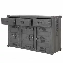 Wolf-Möbel Sideboard Container - Akazie Grau 29 Wolf-Möbel Sideboard Container - Akazie Grau -Büromöbel Verkaufsgeschäft 1000281790 220616 031 DETAILS P000000001000281790