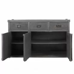 Wolf-Möbel Sideboard Container - Akazie Grau 31 Wolf-Möbel Sideboard Container - Akazie Grau -Büromöbel Verkaufsgeschäft 1000281790 220616 032 DETAILS P000000001000281790