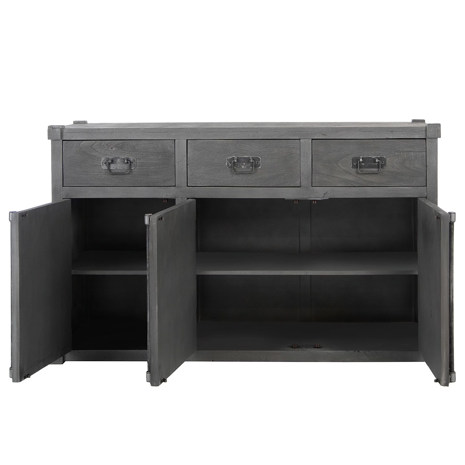 Wolf-Möbel Sideboard Container - Akazie Grau 12 Wolf-Möbel Sideboard Container - Akazie Grau – Bild 10