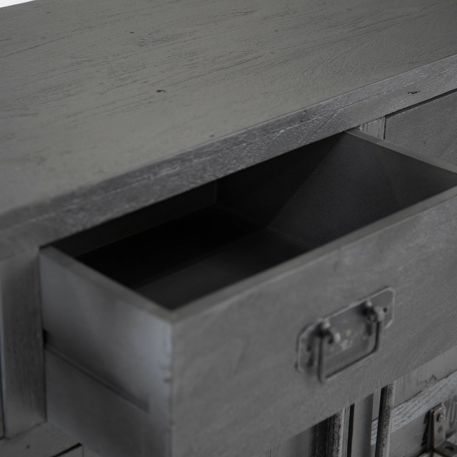 Wolf-Möbel Sideboard Container - Akazie Grau 21 Wolf-Möbel Sideboard Container - Akazie Grau – Bild 19