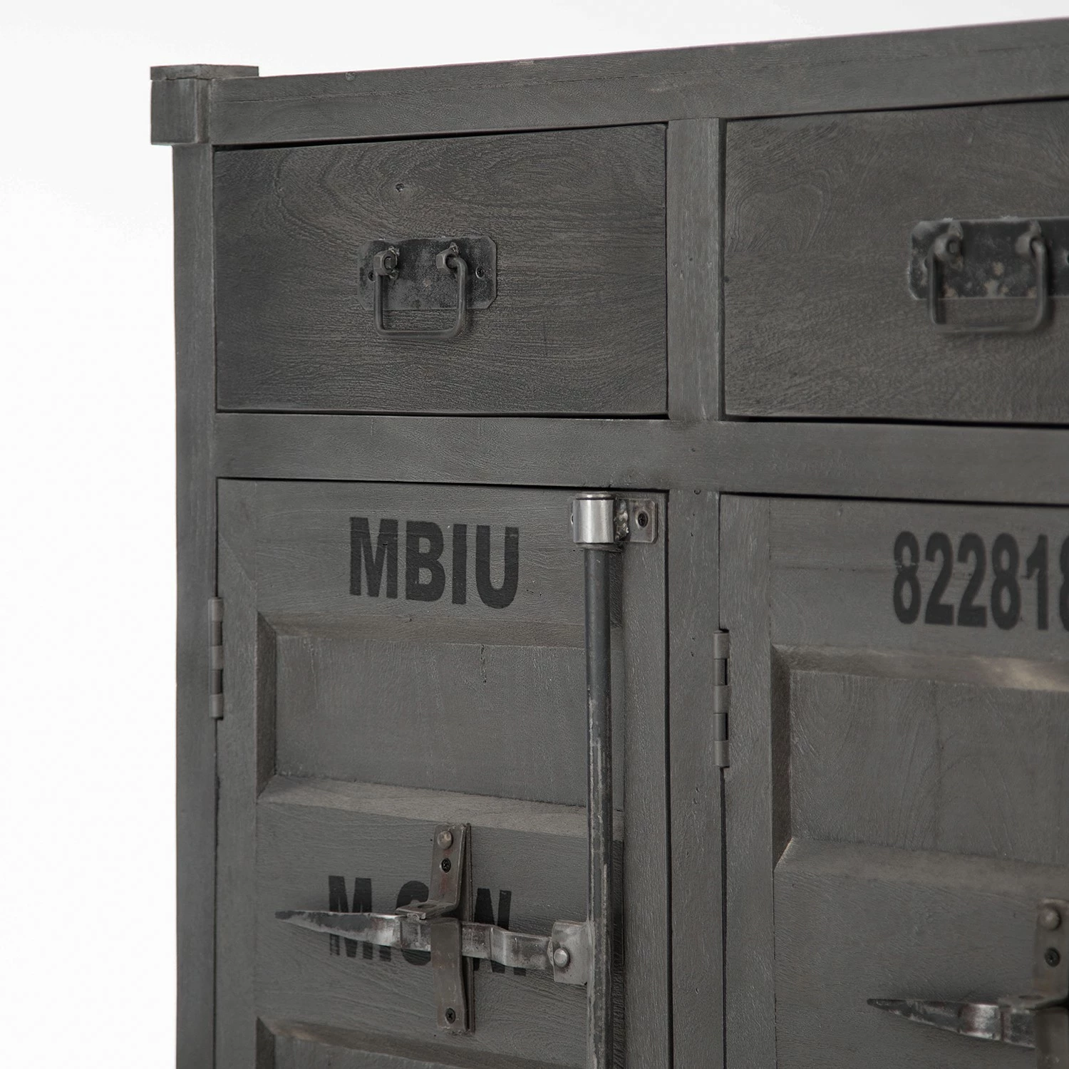 Wolf-Möbel Sideboard Container - Akazie Grau 22 Wolf-Möbel Sideboard Container - Akazie Grau – Bild 20