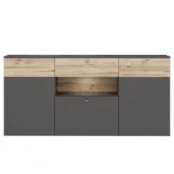 Loftscape Sideboard Corey - Inkl. Beleuchtung - Eiche Dekor / Grau 13 Loftscape Sideboard Corey - Inkl. Beleuchtung - Eiche Dekor / Grau -Büromöbel Verkaufsgeschäft 1000282740 211109 14435000071 DETAILS P000000001000282740