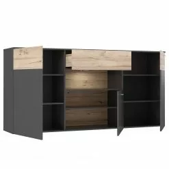 Loftscape Sideboard Corey - Inkl. Beleuchtung - Eiche Dekor / Grau 16 Loftscape Sideboard Corey - Inkl. Beleuchtung - Eiche Dekor / Grau -Büromöbel Verkaufsgeschäft 1000282740 211109 14435000089 DETAILS P000000001000282740