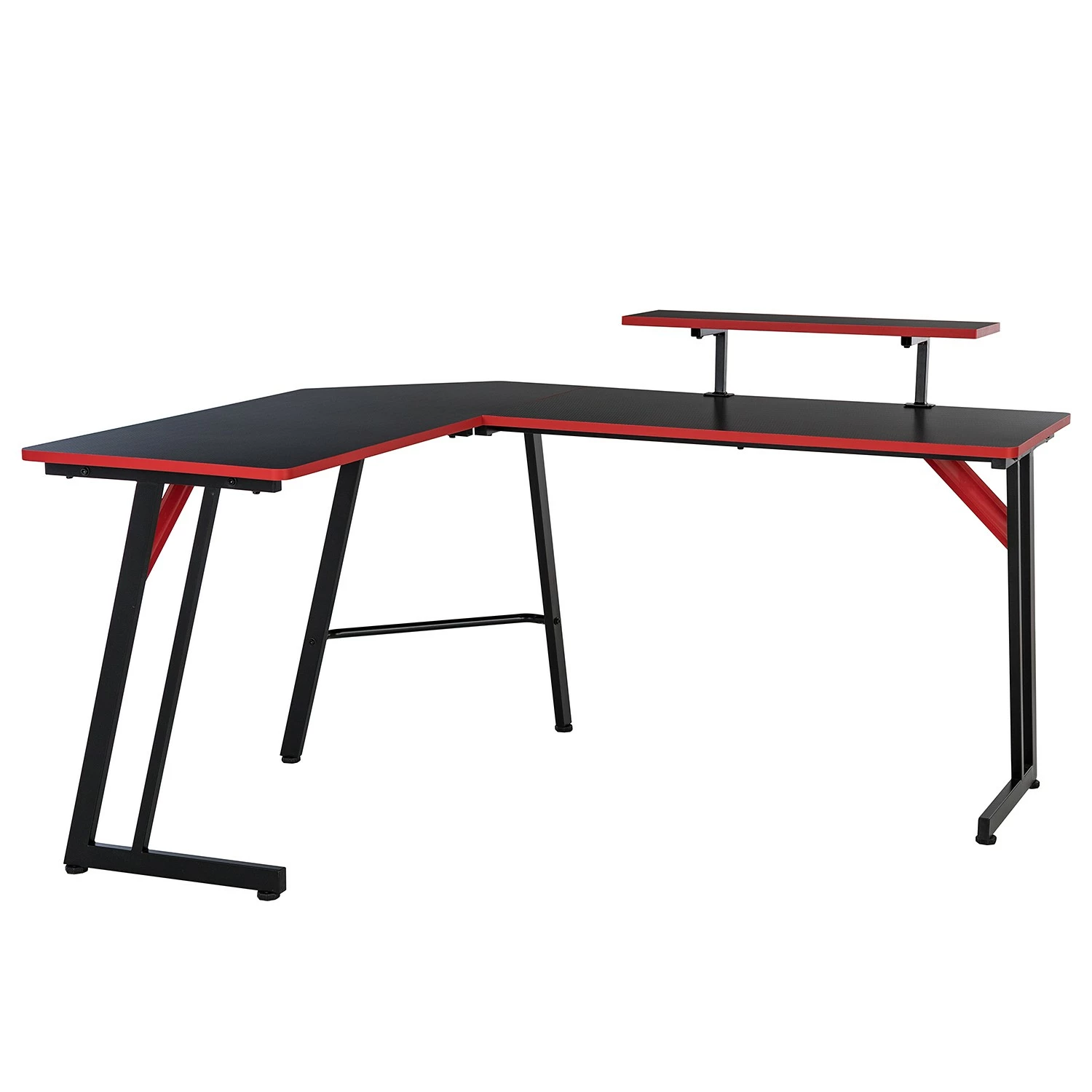 Fredriks Gaming Tisch Embress - Carbon Dekor / Schwarz / Rot 3 Fredriks Gaming Tisch Embress - Carbon Dekor / Schwarz / Rot