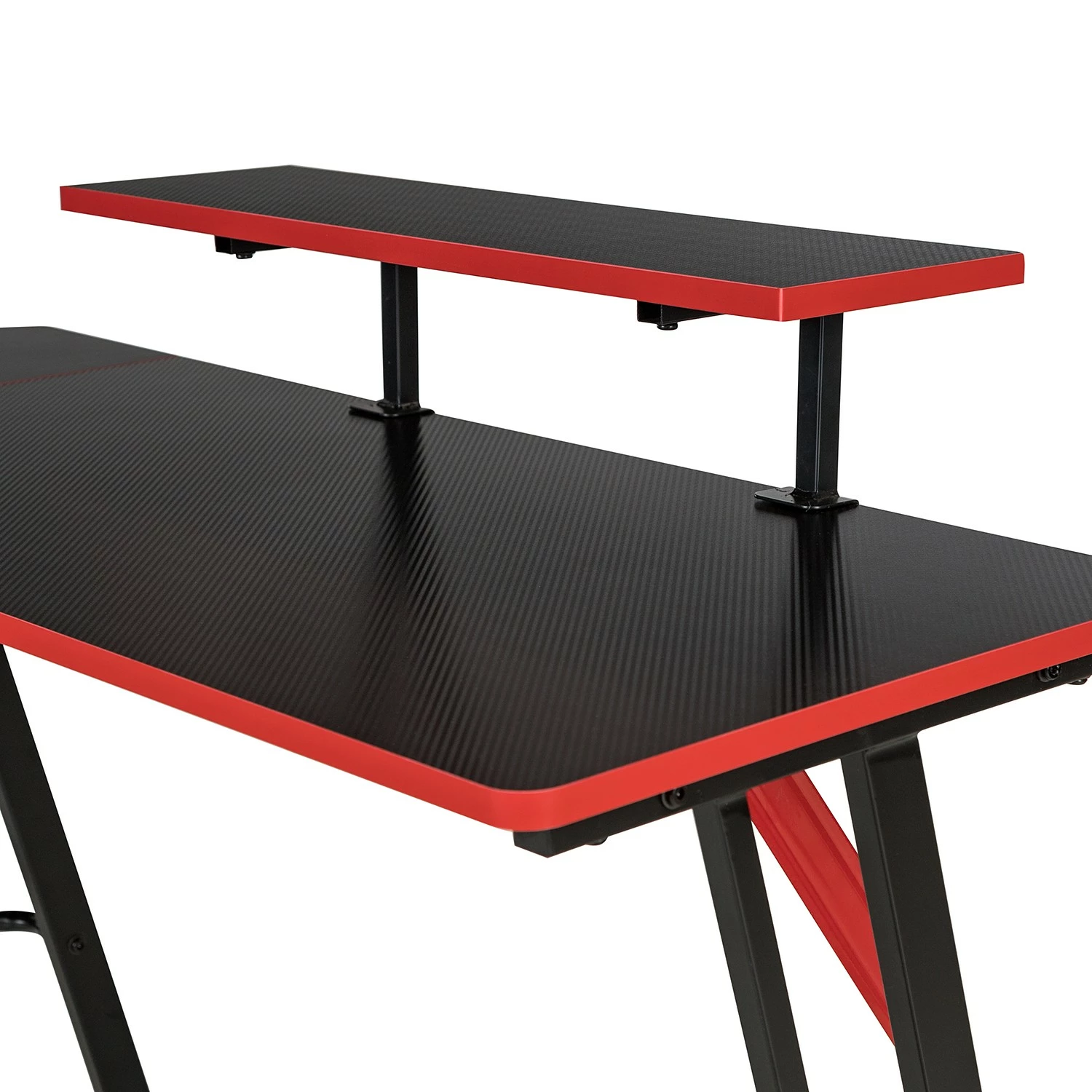 Fredriks Gaming Tisch Embress - Carbon Dekor / Schwarz / Rot 9 Fredriks Gaming Tisch Embress - Carbon Dekor / Schwarz / Rot – Bild 7