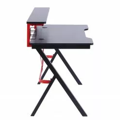 Fredriks Gaming Tisch Emil - Carbon Dekor / Schwarz / Rot -Büromöbel Verkaufsgeschäft 1000283347 211214 12413900083 DETAILS P000000001000283347