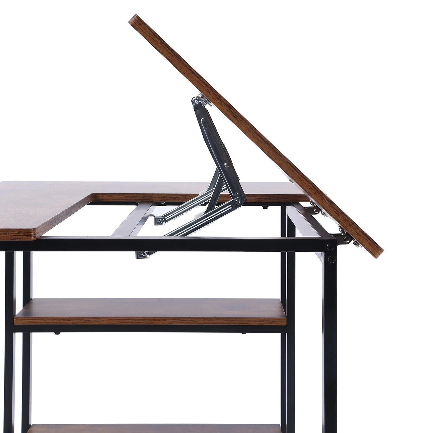 Ars manufacti Schreibtisch Alexandra - Altholz Dekor / Schwarz 7 Ars manufacti Schreibtisch Alexandra - Altholz Dekor / Schwarz – Bild 5