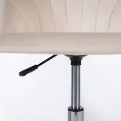 Velvet Studio Bürostuhl Emely - Creme -Büromöbel Verkaufsgeschäft 1000283355 220602 080 DETAILS P000000001000283355