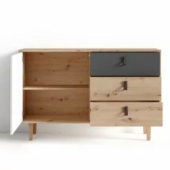 Fredriks Sideboard Bowood I - Eiche Artisan Dekor / Weiß 10 Fredriks Sideboard Bowood I - Eiche Artisan Dekor / Weiß -Büromöbel Verkaufsgeschäft 1000283829 210805 14243400059 DETAILS P000000001000283829