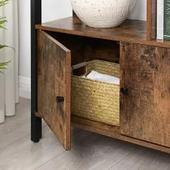 Red Living Regal Niolon II - Braun / Schwarz -Büromöbel Verkaufsgeschäft 1000283953 210813 06354500126 DETAILS P000000001000283953