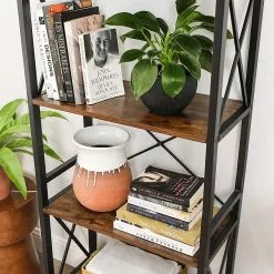 Red Living Regal Molalla I - Braun / Schwarz -Büromöbel Verkaufsgeschäft 1000283962 210813 06355100194 DETAILS P000000001000283962