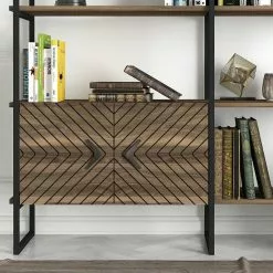 Red Living Regal Sumatra Sun - Metall - Walnuss Dekor / Schwarz -Büromöbel Verkaufsgeschäft 1000284387 210809 06091300164 DETAILS P000000001000284387