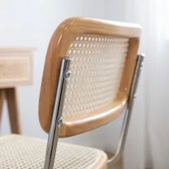 Mørteens Bürostuhl Ramon - Rattan / Buche massiv / Stahl - Beige / Buche / Chrom -Büromöbel Verkaufsgeschäft 1000285156 220518 022 MOOD DETAILS P000000001000285156 mood