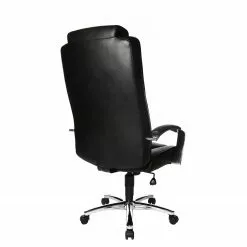 Topstar Chefsessel Soft Lux - Kunstleder / Stahl - Schwarz / Chrom -Büromöbel Verkaufsgeschäft 1000285190 210907 15264700005 DETAILS P000000001000285190