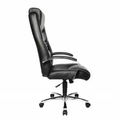 Topstar Chefsessel Soft Lux - Kunstleder / Stahl - Schwarz / Chrom -Büromöbel Verkaufsgeschäft 1000285190 210907 15264700006 DETAILS P000000001000285190