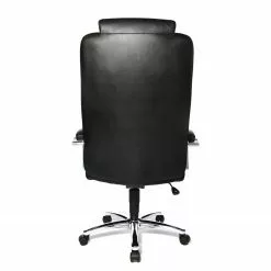 Topstar Chefsessel Soft Lux - Kunstleder / Stahl - Schwarz / Chrom -Büromöbel Verkaufsgeschäft 1000285190 210907 15264700007 DETAILS P000000001000285190