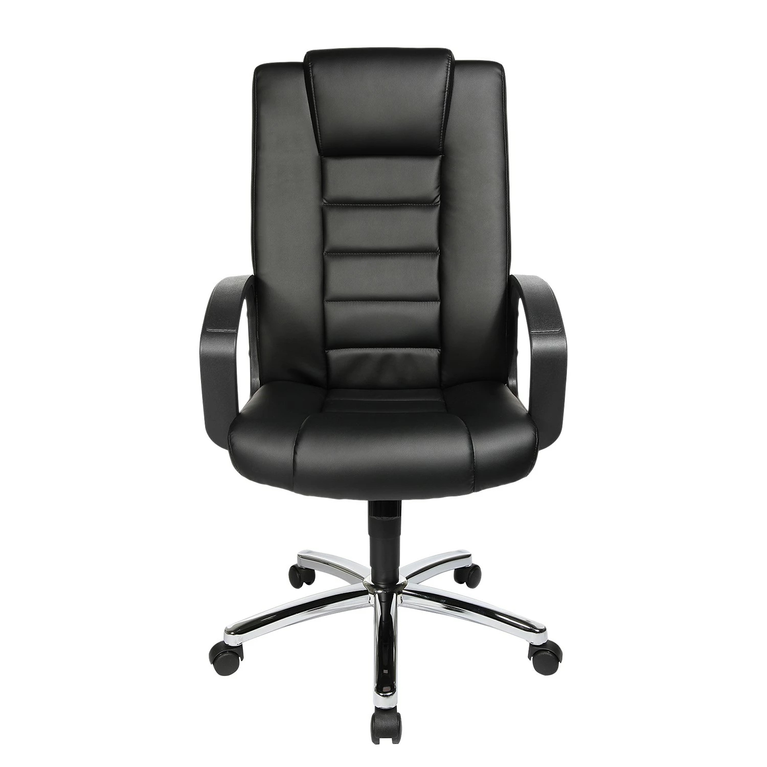 Topstar Chefsessel Comfort Point 10 - Kunstleder / Stahl - Schwarz / Chrom 5 Topstar Chefsessel Comfort Point 10 - Kunstleder / Stahl - Schwarz / Chrom – Bild 3