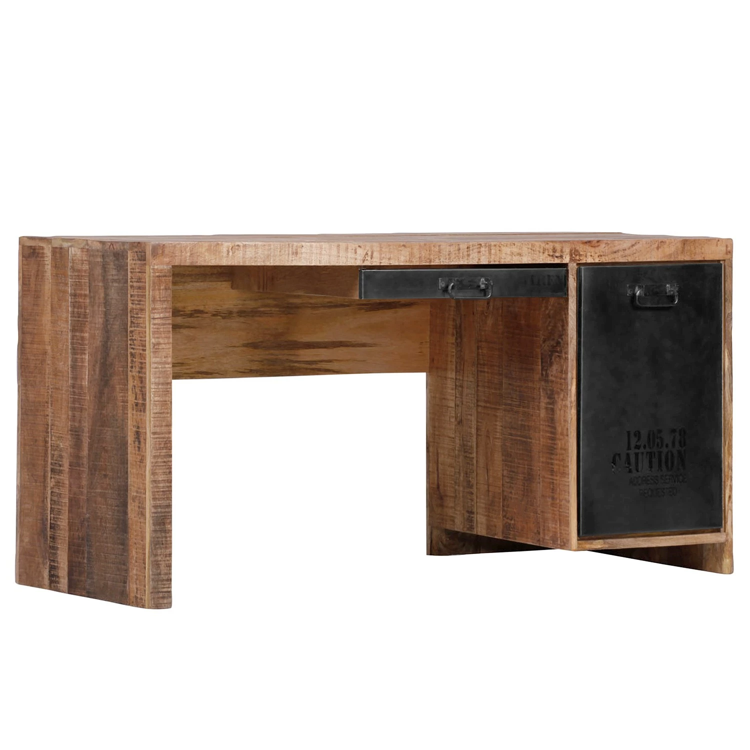 Red Living Büroset Washington (2-teilig) - Mango massiv / Eisen - Mango / Anthrazit 6 Red Living Büroset Washington (2-teilig) - Mango massiv / Eisen - Mango / Anthrazit – Bild 4