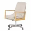 Mørteens Bürostuhl Burns - Webstoff / Eiche massiv / Metall - Creme / Eiche Hell / Silber -Büromöbel Verkaufsgeschäft 1000288193 220610 010 IMAGE P000000001000288193