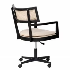 Mørteens Bürostuhl Devon - Webstoff / Esche massiv / Rattan - Creme / Esche Schwarz / Schwarz 10 Mørteens Bürostuhl Devon - Webstoff / Esche massiv / Rattan - Creme / Esche Schwarz / Schwarz -Büromöbel Verkaufsgeschäft 1000288194 220610 040 DETAILS P000000001000288194