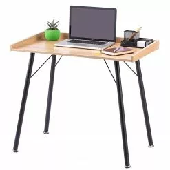 FLHF Schreibtisch Fey - Eiche Dekor / Schwarz