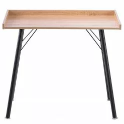 FLHF Schreibtisch Fey - Eiche Dekor / Schwarz -Büromöbel Verkaufsgeschäft 1000289009 210902 09120300219 DETAILS P000000001000289009