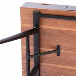 FLHF Schreibtisch Aryn - Anthrazit / Walnuss 21 FLHF Schreibtisch Aryn - Anthrazit / Walnuss -Büromöbel Verkaufsgeschäft 1000289011 210902 09120300244 DETAILS P000000001000289011