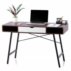 FLHF Schreibtisch Kayl - Ahorn Dekor Dunkel -Büromöbel Verkaufsgeschäft 1000289012 210902 09120400252 DETAILS P000000001000289012