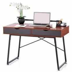 FLHF Schreibtisch Olm - Walnuss Dekor 12 FLHF Schreibtisch Olm - Walnuss Dekor -Büromöbel Verkaufsgeschäft 1000289025 210902 09120700326 DETAILS P000000001000289025