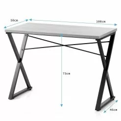 FLHF Schreibtisch Irn - Eiche Dekor / Schwarz -Büromöbel Verkaufsgeschäft 1000289026 210902 09120700339 SKETCH DETAILS P000000001000289026 sketch