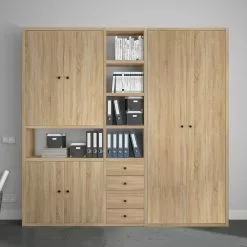 Fredriks Aktenschrank-Kombination Emporio V - Eiche Sonoma Dekor 10 Fredriks Aktenschrank-Kombination Emporio V - Eiche Sonoma Dekor -Büromöbel Verkaufsgeschäft 1000289366 210914 13473300049 MOOD DETAILS P000000001000289366 mood