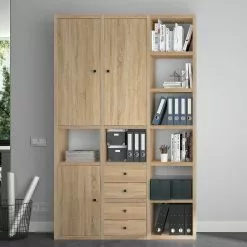 Fredriks Aktenschrank-Kombination Emporio - Eiche Sonoma Dekor 7 Fredriks Aktenschrank-Kombination Emporio - Eiche Sonoma Dekor -Büromöbel Verkaufsgeschäft 1000289381 210914 13473500112 MOOD DETAILS P000000001000289381 mood