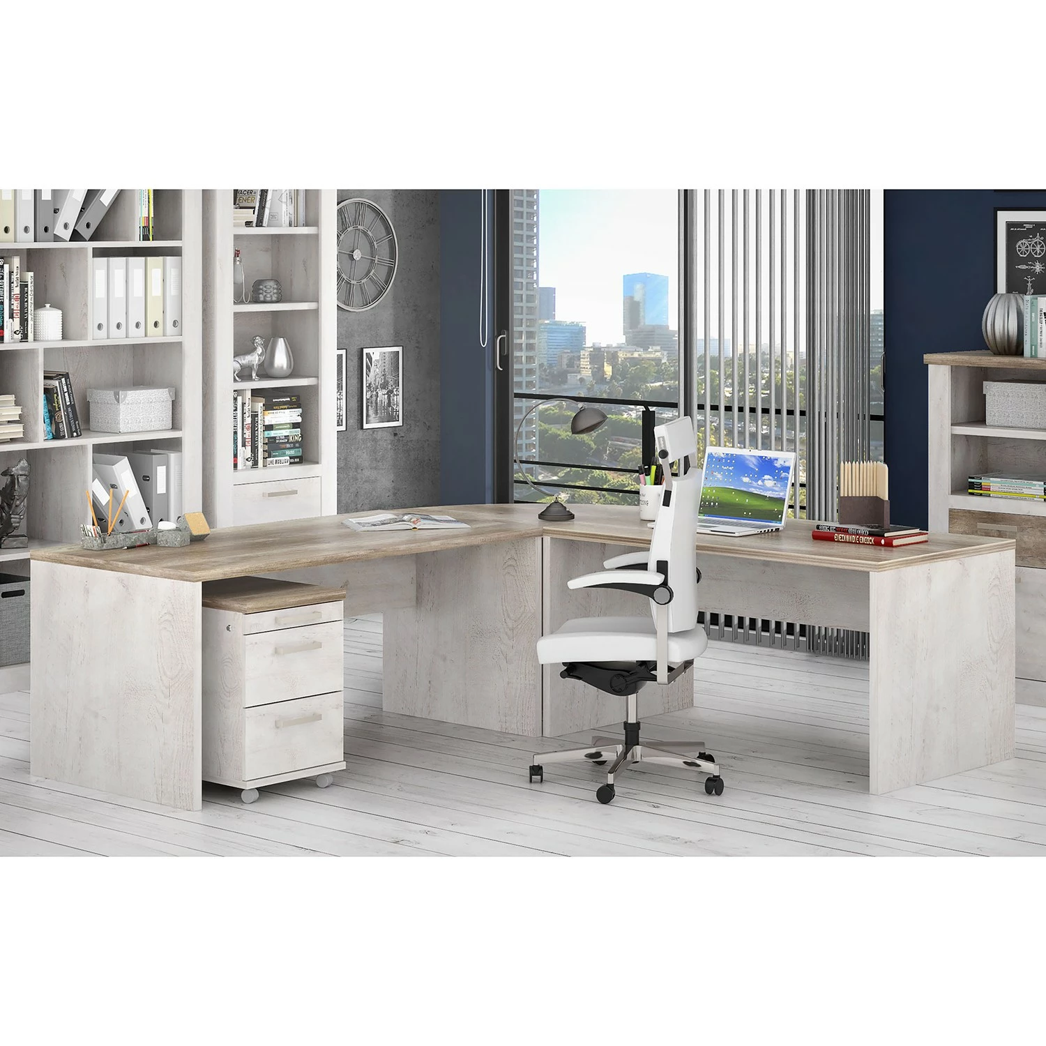 Fredriks Eckschreibtisch Morona - 220 x 220 cm 3 Fredriks Eckschreibtisch Morona - 220 x 220 cm