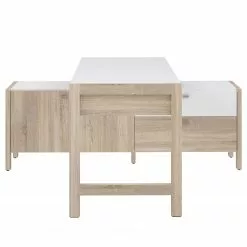 Fredriks Büroset Holvik (4-teilig) - Eiche Sonoma Dekor / Weiß 21 Fredriks Büroset Holvik (4-teilig) - Eiche Sonoma Dekor / Weiß -Büromöbel Verkaufsgeschäft 1000292006 211006 14100700177 DETAILS P000000001000292006