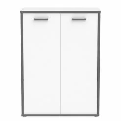 Fredriks Büroset Kendrick I (7-teilig) - Weiß / Grau -Büromöbel Verkaufsgeschäft 1000292008 211006 14100900215 DETAILS P000000001000292008