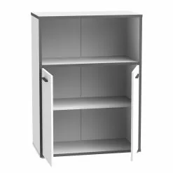 Fredriks Büroset Kendrick I (7-teilig) - Weiß / Grau -Büromöbel Verkaufsgeschäft 1000292008 211006 14100900226 DETAILS P000000001000292008