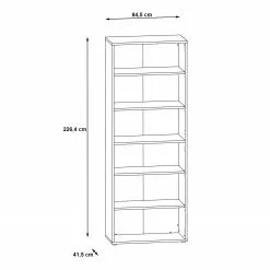 Fredriks Büroset Kendrick I (7-teilig) - Weiß / Grau -Büromöbel Verkaufsgeschäft 1000292008 211006 14101100685 SKETCH DETAILS P000000001000292008 sketch
